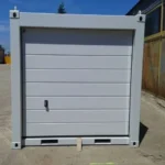 Container de stockage 10 pieds avec porte sectionnelle